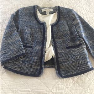 Tweed Suit Jacket 100% Silk